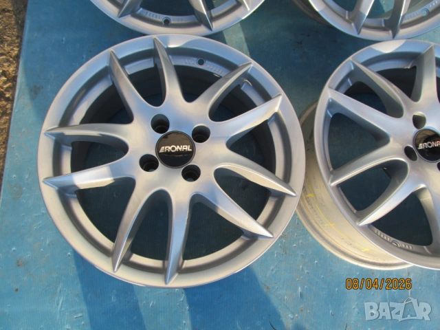 Алуминиеви джанти 4 x 98 mm. 16 цола за Fiat,Lancia , Ford Ka,Citroren Nemo ,Pegeot Bipper, снимка 4 - Гуми и джанти - 54168823