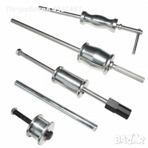 Комплект обратен чук за вадене на дюзи 40 части, снимка 5 - Куфари с инструменти - 53965245