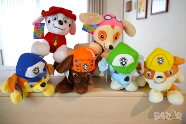 🔥 Paw Patrol( Пес Патрул) плюшени кучета – 6 модела