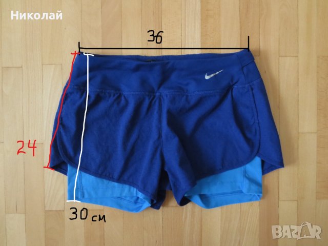 Nike 3 Rival Jacquard 2 in 1 Womens Running Shorts, снимка 4 - Къси панталони и бермуди - 37211909