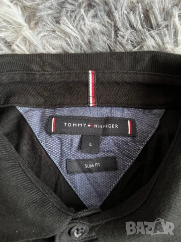 Поло Tommy Hilfiger Черно L , снимка 5 - Ризи - 54257932