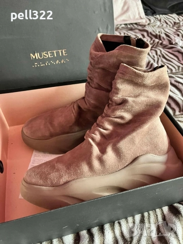 Обувки Musette естествен велур, снимка 3 - Дамски ежедневни обувки - 52771627