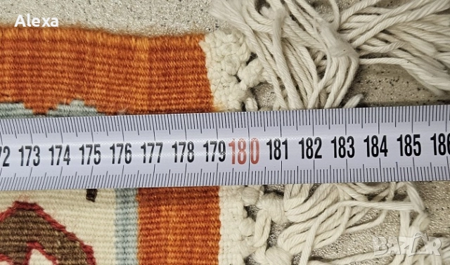 Чипровски килим Пилета 93 х 179 см ръчно тъкан вълна, снимка 4 - Килими - 52947706