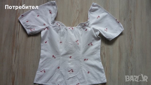 М/Л Нова дамска блуза с къс ръкав, снимка 6 - Туники - 40868305