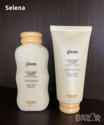 Шампоан и балсам Gisou Honey Gloss Ceramide