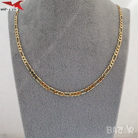 Синджир с 14К златно покритие 254571, снимка 4 - Колиета, медальони, синджири - 53009959