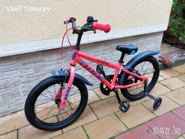 Drag Rush 18* Детско колело с помощни колела! , снимка 2 - Велосипеди - 52548002