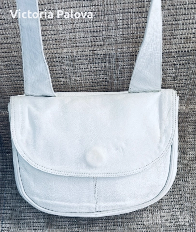 Бяла кожена чанта CENNETH COLE USA, снимка 2 - Чанти - 51480903