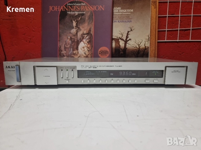 Тунер AKAI AT- S61, снимка 2 - Ресийвъри, усилватели, смесителни пултове - 52389483