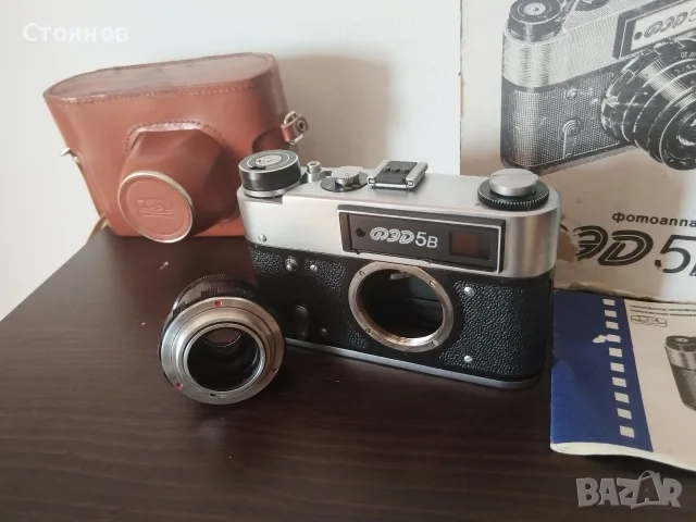 Камера ФеД 5В USSR 1990г , снимка 12 - Фотоапарати - 56440213