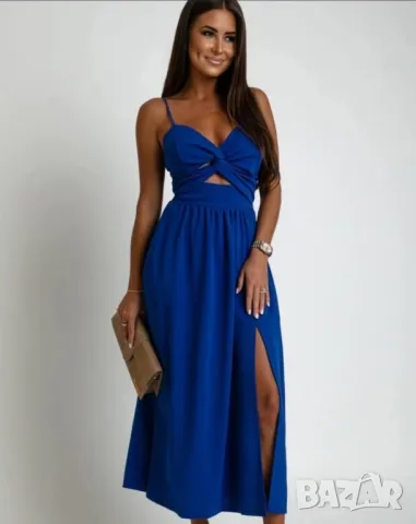 рокли с миди дължина , снимка 6 - Рокли - 50428066