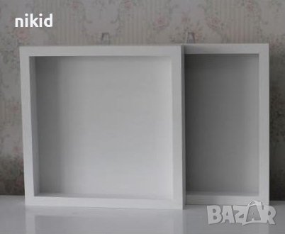 30 *30 см МДФ MDF квадратна рамка за декориране колаж пано бяла 30см, снимка 2 - Други - 44194672