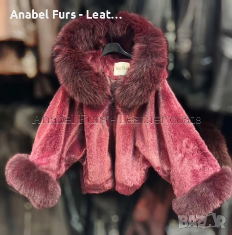 Дамски палта с естествен косъм, снимка 9 - Палта, манта - 52621323