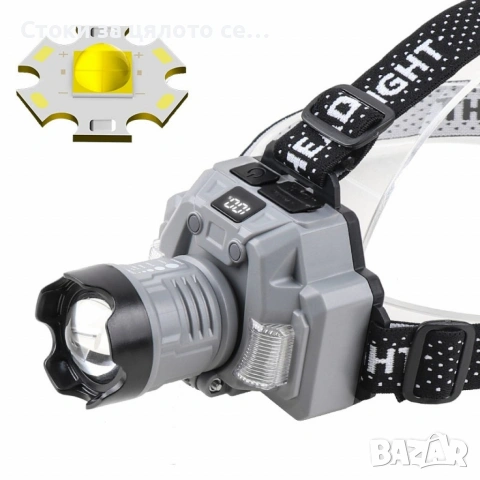 Челник за глава с интелигентно управление с движение и LED дисплей