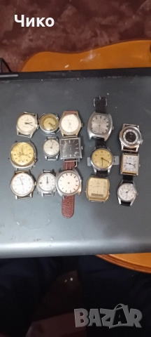 15бр стари швейцарски мъжки часовници 