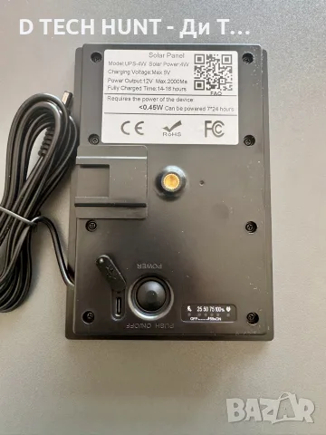 Соларен Панел 4W за Ловна Камера 5V/12V – 6x EVE 3500mAh Батерии, снимка 3 - Друга електроника - 55777201