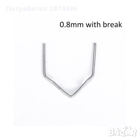 4001 Скоби за лепене на пластмаса - комплект 100 броя, снимка 7 - Други инструменти - 42150987