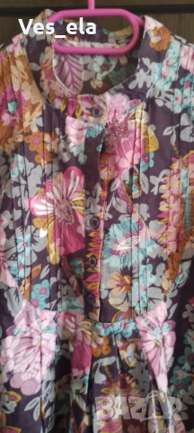 дълга памучна свежа риза/туника, снимка 4 - Ризи - 54012360