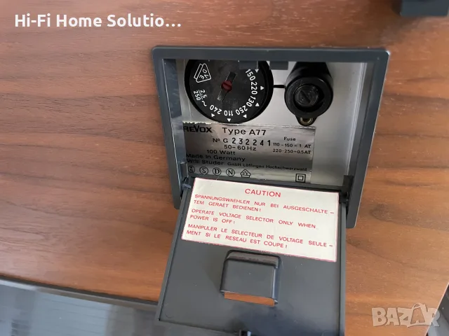 REVOX A 77 - STEREO - TAPERECORDER, снимка 14 - Декове - 56116539