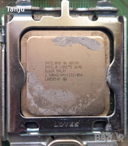 intel core quad Q8300 2.5Ghz.