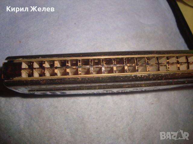 M. HONER Trade Mark MADE in GERMANY ECHO GLOCKENREINE STIMMUNG Стара УСТНА ХАРМОНИКА ХОНЕР 30938, снимка 15 - Антикварни и старинни предмети - 38108270