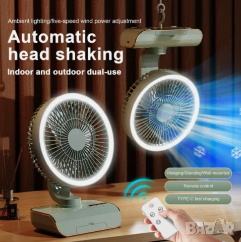 USB Вентилатор Rosberg – Мощност, Гъвкавост и Стил в Един Компактен Дизайн, снимка 2 - Вентилатори - 50363448