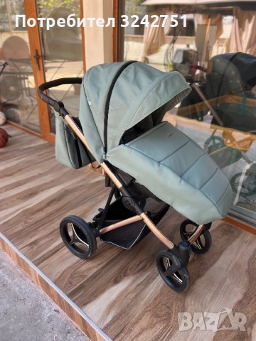 Бебешка количка 2 в 1 Bebetto Flavio Premium  Class, снимка 9 - Детски колички - 54342095