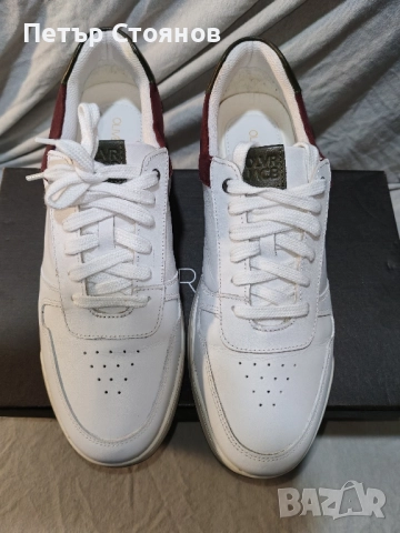 Стилни мъжки сникърси от естествена кожа Oliver Jacob №44, снимка 5 - Спортно елегантни обувки - 52522824