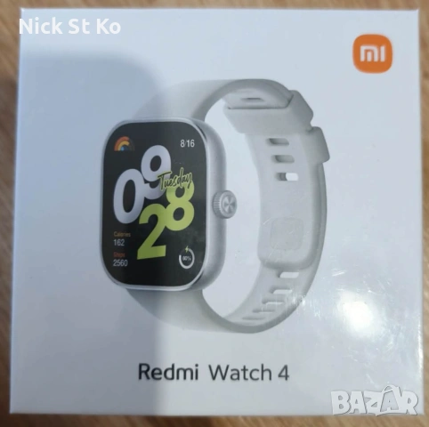 Смарт часовник Xiaomi Redmi Watch 4 - чисто нов, неизползван