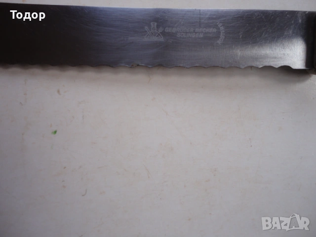 Немски нож Gerbruder Becker Herder Solingen , снимка 6 - Ножове - 53054656