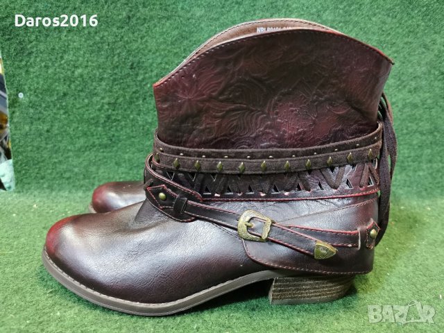 Дамски кожени боти Not rated 36 номер , снимка 3 - Дамски боти - 39554430