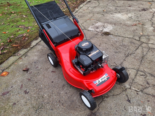 Косачка Briggs Efco 5 к.с. без самоход мулчираща с кош, снимка 12 - Градинска техника - 52294860