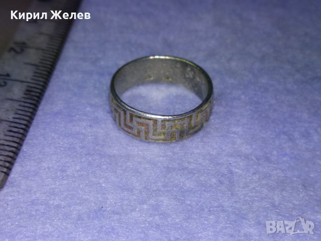 СТАР СРЕБЪРЕН ПРЪСТЕН с ГЕРМАНСКИ РУНИ СВАСТИКА и2 ПЕЧАТА За ВИСОКА ПРОБА СРЕБРО и На МАЙСТОРА 40538, снимка 14 - Антикварни и старинни предмети - 42762946