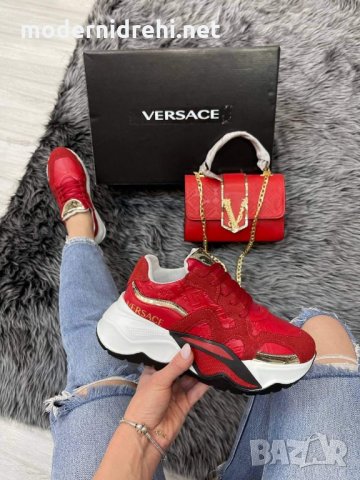 Дамски спортни обувки и чанта Versace код 23, снимка 1 - Дамски ежедневни обувки - 33746591