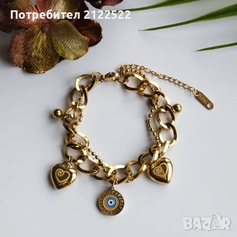 Дамски модни гривни от стомана, снимка 13 - Гривни - 40052224