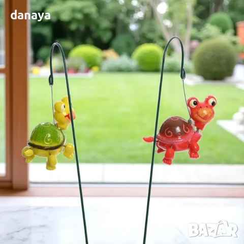 5943 Градинска декорация с висящо животинче, 60 см, снимка 3 - Градински мебели, декорация  - 50613615
