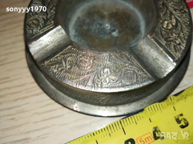 МЕТАЛЕН ПЕПЕЛНИК ОТ ГЕРМАНИЯ 2707251928, снимка 14 - Антикварни и старинни предмети - 51160084