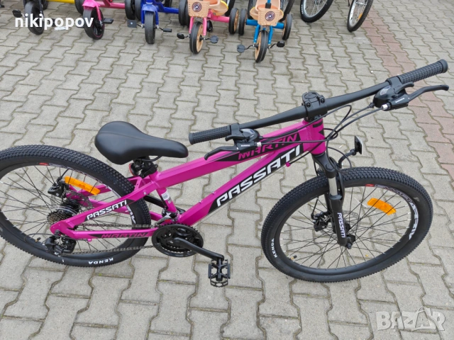 BG Алуминиев велосипед 24" MARTY розов, снимка 3 - Велосипеди - 54334746