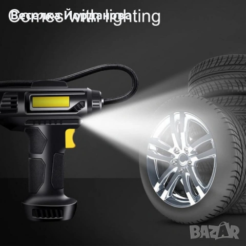 Безжичен дигитален компресор за автомобил, снимка 3 - Компресори - 53053396