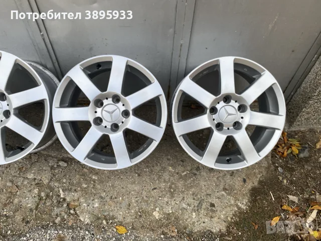 Джанти за Mercedes - Benz 16”, снимка 3 - Гуми и джанти - 52506672