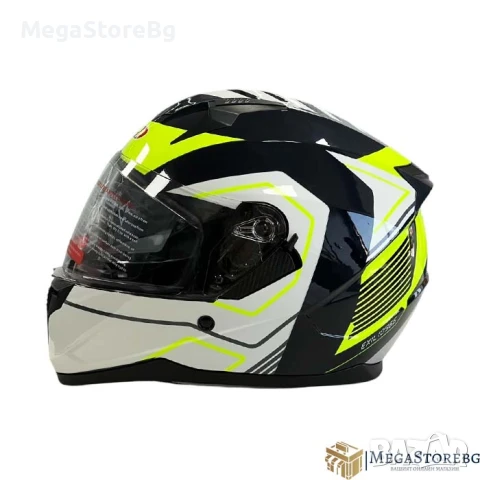 Каска с вградени слънчеви очила M67 - Размер S, M, L, XL - Сиво/Неон