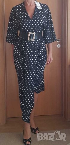 Официална рокля на точки Fervente Istanbul , снимка 3 - Рокли - 30194249