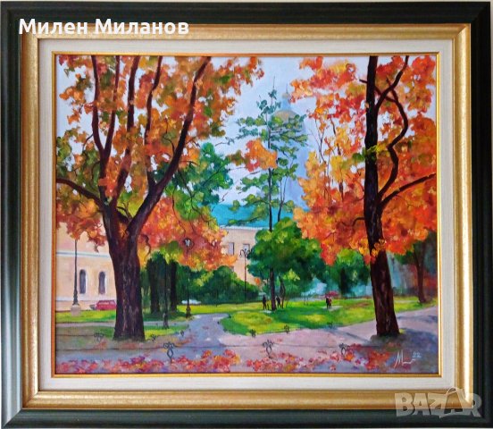 Картина рисувана с маслени бои , снимка 5 - Картини - 42316232