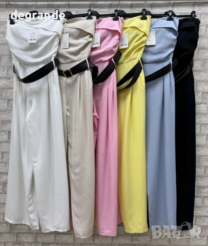  ♦️ Стилен Дамски Гащеризон с Колан, снимка 7 - Гащеризони - 53882384