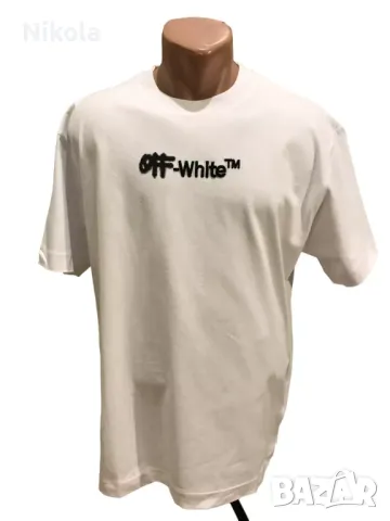 OFF-WHITE™ Spray Helvetica тениска, размер: S, снимка 2 - Тениски - 48678499