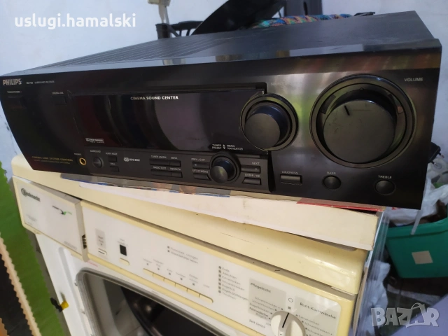 Усилвател/ресийвър Philips, снимка 4 - Ресийвъри, усилватели, смесителни пултове - 53201501