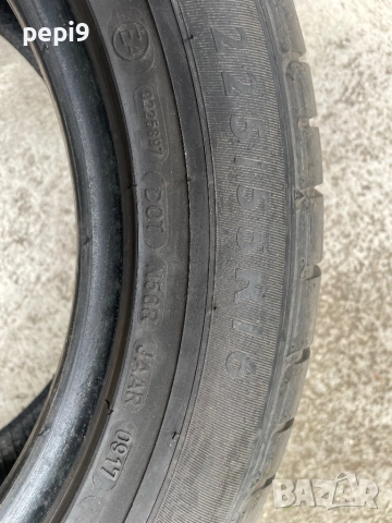 Продавам 2летни гуми DUNLOP 225/55/16, снимка 5 - Гуми и джанти - 52098583