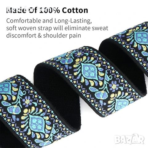 Каишка за китара Tifanso , 1 чифт заключващи механизми и 3 перца за китара, снимка 5 - Китари - 50807315