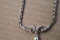 Сребърно дамско колие, снимка 5