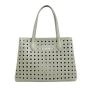 Модерна дамска чанта с перфорация, снимка 6